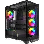 Корпус HSPD F550-TGBK-ARGB Black Mid-Tower