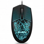 Мышь Sven RX-70 RX-70/BLACK Игровые, Проводная