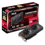 Видеокарта Asus RX 570 Rog 4Gb EX-RX570-4G 4 ГБ
