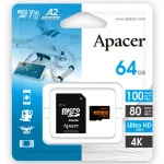 Флеш (Flash) карты Apacer AP64GMCSX10U8-R 64 ГБ