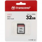 Флеш (Flash) карты Transcend Карта памяти SD 32GB Class 10 U1 TS32GSDC300S 32 ГБ
