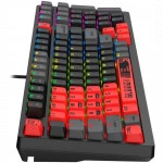 Клавиатура A4Tech S98 Sports Red BLMS Plus S98 SPORTS RED BLMS RED PLUS (Проводная, USB)