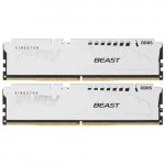 ОЗУ Kingston FURY Beast White KF556C40BWK4-128 (DIMM, DDR5, 128 Гб (4 х 32 Гб), 5600 МГц)