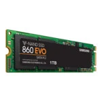 Внутренний жесткий диск Samsung SSD 1TB 860 EVO MZ-N6E1T0BW (SSD (твердотельные), 1 ТБ, M.2, SATA)