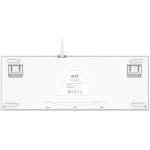 Клавиатура Acer OKW305 механическая (белый) USB for gamer LED (ZL.KBDCC.01W) Проводная, USB