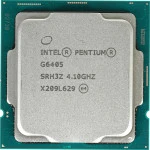 Процессор Intel Pentium G6405 S1200 OEM CM8070104291811 S RH3Z 999TKZ (2, 4.1 ГГц, 4 МБ, OEM)