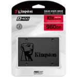 Внутренний накопитель Kingston A400 SA400S37/960G (SSD (твердотельные), 960 ГБ, 2.5 дюйма, SATA)