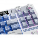 Клавиатура Royal Kludge RK M87 Ocean Blue (Cream switch) (Беспроводная, USB)