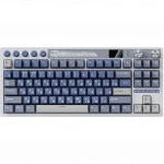 Клавиатура Royal Kludge RK M87 Ocean Blue (Beige switch) (Беспроводная, USB)