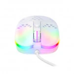 Мышь Xtrfy MZ1 (MZ1-RGB-WHITE-TP) XG-MZ1-RGB-WHITE-TP (Игровые, Проводная)