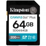 Флеш (Flash) карты Kingston Canvas Go Plus Gen4 C10 SDG4/64GB 64 ГБ