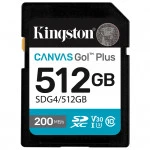 Флеш (Flash) карты Kingston Canvas Go Plus Gen4 C10 SDG4/512GB (512 ГБ)