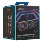 Охлаждение Lian Li UNI FAN SL WIRELESS LCD Reverse Blade 3x120mm Black G99.12RSLLCD1W3B.00 (Для системного блока)