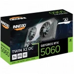 Видеокарта Inno3D GeForce RTX 5060 TWIN X2 OC N50602-08D7X-195070N (8 ГБ)