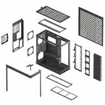 Корпус HAVN HS 420 Black HVN-CA-HS420-06 (Игровые, Mid-Tower)