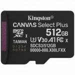 Флеш (Flash) карты Kingston Canvas Select Plus A1 U3 V30 SDCS3/512GBSP (512 ГБ)