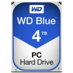 Внутренний жесткий диск Western Digital Blue 4TB SATA 3.5" 5400RPM 64Mb WD40EZRZ (HDD (классические), 4 ТБ, 3.5 дюйма, SATA)