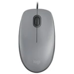 Мышь Logitech M110 Silent - Mid Gray 910-005490 (Бюджетные, Проводная)