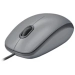 Мышь Logitech M110 Silent - Mid Gray 910-005490 (Бюджетные, Проводная)