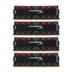 ОЗУ Kingston XMP HyperX Predator RGB HX432C16PB3AK4/32 DIMM, DDR4, 32 Гб (4 х 8 Гб), 3200 МГц