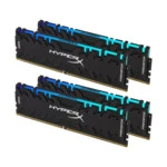 ОЗУ Kingston XMP HyperX Predator RGB HX432C16PB3AK4/32 DIMM, DDR4, 32 Гб (4 х 8 Гб), 3200 МГц