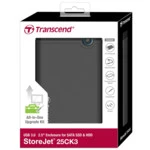 Аксессуар для жестких дисков Transcend Комплект с корпусом для установки SSD/HDD 2.5” TS0GSJ25CK3