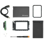 Аксессуар для жестких дисков Transcend Комплект с корпусом для установки SSD/HDD 2.5” TS0GSJ25CK3