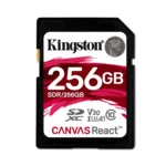 Флеш (Flash) карты Kingston Canvas React 256GB SDXC SDR/256GB (256 ГБ)