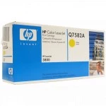 Лазерный картридж HP 503A, Оригинальный лазерный картридж HP LaserJet, Желтый Q7582A