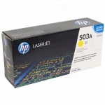 Лазерный картридж HP 503A, Оригинальный лазерный картридж HP LaserJet, Желтый Q7582A