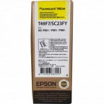 Струйный картридж Epson T49F7 емкость с флуоресцентными желтыми чернилами C13T49F700