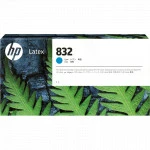 Струйный картридж HP 832 Europe 1-liter Cyan Latex Ink Cartridge 4UV76A