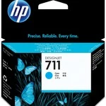 Струйный картридж HP №711 Голубой CZ130A