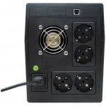 Источник бесперебойного питания Powerman Back Pro 1500 POWERMAN Back Pro 1500 (Линейно-интерактивные, Напольный (Tower), 1500 ВА, 900 Вт)