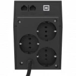 Источник бесперебойного питания Powercom RPT-1000AP EURO 600W USB Линейно-интерактивные, Напольный (Tower), 1000 ВА, 600 Вт