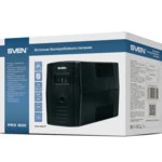Источник бесперебойного питания Sven Pro 800 800VA/480W (2 EURO) SV-013851 (Линейно-интерактивные, Напольный, 800 ВА, 480)