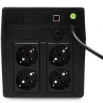 Источник бесперебойного питания Powerman Smart Sine 1000 Линейно-интерактивные, Напольный (Tower), 1000 ВА, 700 Вт