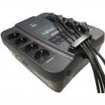 Источник бесперебойного питания Powercom SPD-750U LCD USB Линейно-интерактивные, Напольный (Tower), 750 ВА, 450 Вт