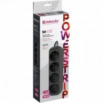 Распределитель питания Defender M418 1.8 м (4 розетки) 99325
