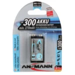 Батарейка Ansmann Перезаряжаемая аккумуляторная батарея 9 В 5035453