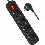 Распределитель питания Defender G430 3 м, 4 розетки 99338