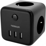 Распределитель питания Tessan TS-301-DE BLACK TS-301-DE-BLACK