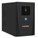 Источник бесперебойного питания ExeGate SpecialPro UNB-1000.LED.AVR.1SH.2C13.RJ.USB EX292782RUS (Линейно-интерактивные, Напольный (Tower), 1000 ВА, 550 Вт)