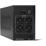 Источник бесперебойного питания ExeGate LLB-1000.LCD.AVR.4SH.RJ.USB (Линейно-интерактивные, Напольный, 1000 ВА, 650)