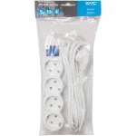 Распределитель питания SVC 4 розетки 5м белый ZP4S-50M