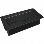 Распределитель питания Premier 2R USB Horizontal Black PX/BL-HOR-2R-2USB-BLK