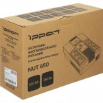 Источник бесперебойного питания IPPON Nut 650 i2050150 Двойное преобразование (On-Line), Напольный (Tower), 650 ВА, 360 Вт