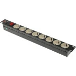 Распределитель питания LANMASTER LAN-EP19-8P/S