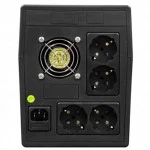 Источник бесперебойного питания Powerman Back Pro 1500 6120038 Линейно-интерактивные, Напольный (Tower), 1500 ВА, 900 Вт