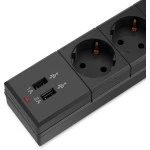 Сетевой фильтр Buro BU-SP1.8_USB_2A-B